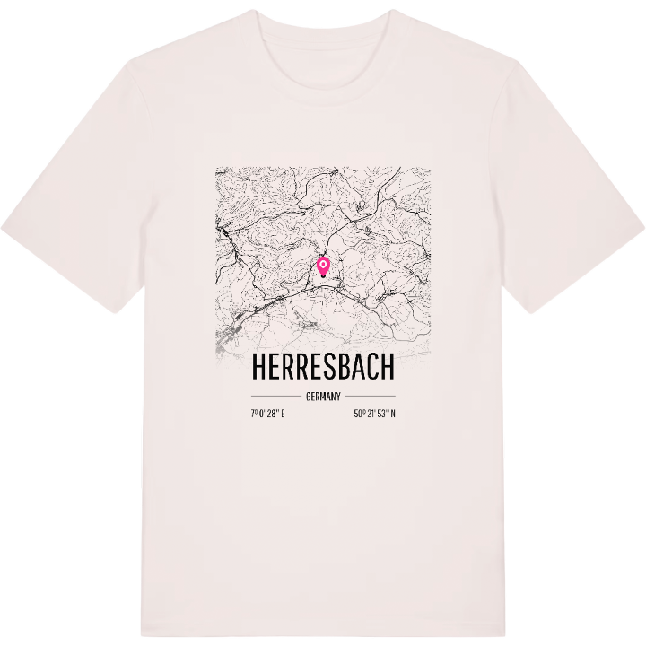 Herresbach karta t-shirt – t-shirt från PinShirt
