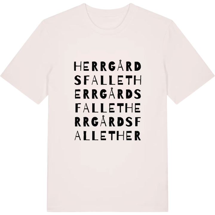Herrgårdsfallet ordlek t-shirt – t-shirt från PinShirt