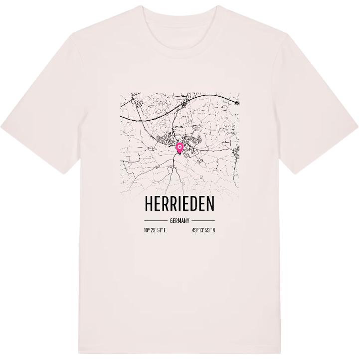 Herrieden karta t-shirt – t-shirt från PinShirt