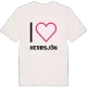 Jag älskar Herrsjön t-shirt stort tryck