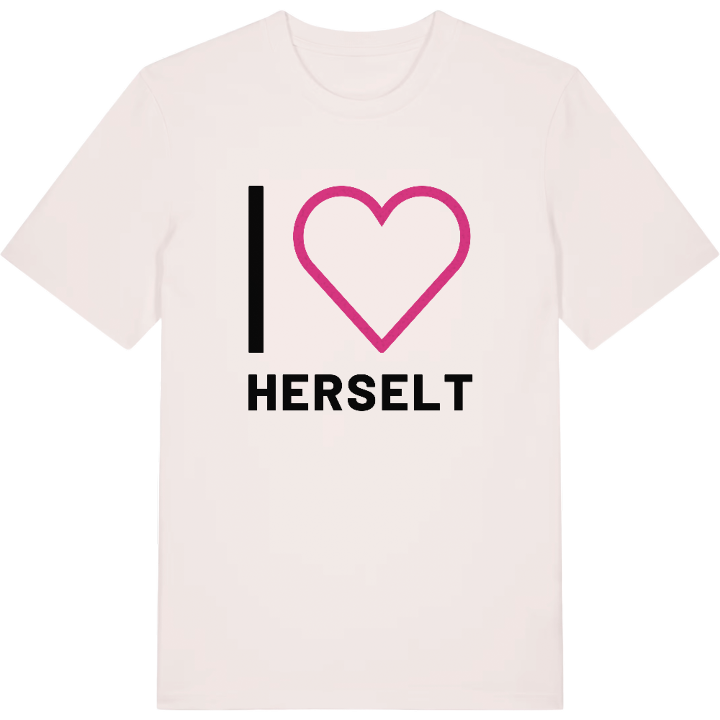 Jag älskar Herselt t-shirt stort tryck – t-shirt från PinShirt