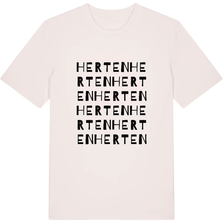 Herten ordlek t-shirt – t-shirt från PinShirt