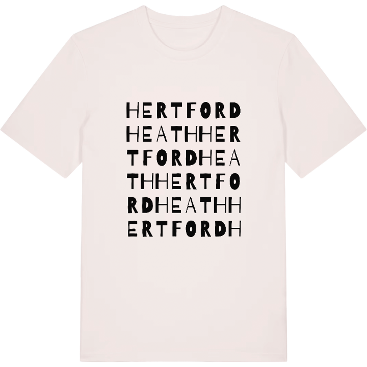 Hertford Heath ordlek t-shirt – t-shirt från PinShirt