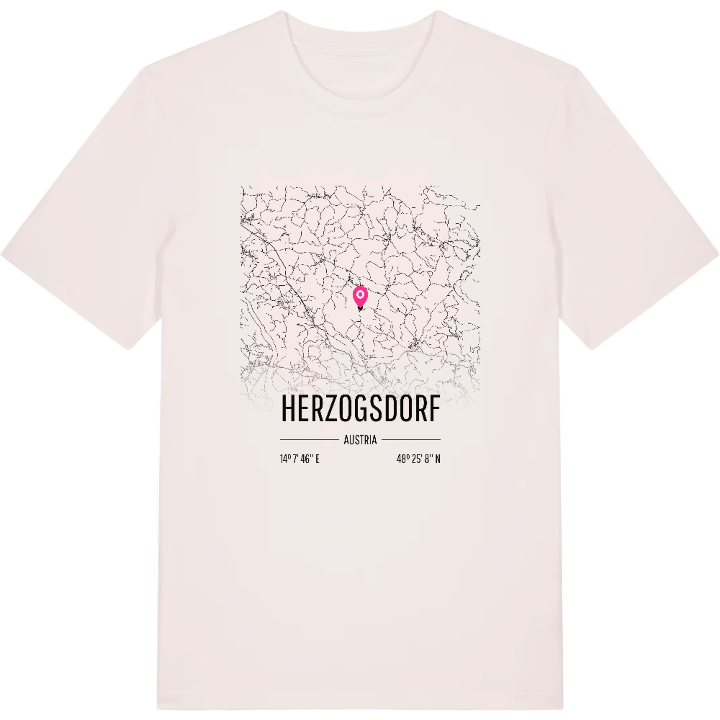 Herzogsdorf karta t-shirt – t-shirt från PinShirt