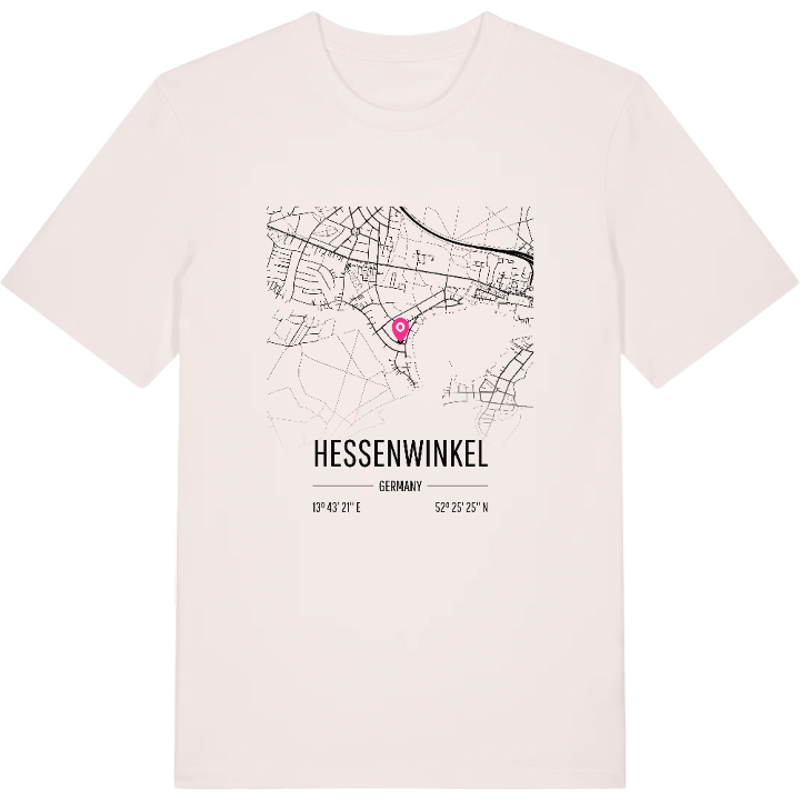Hessenwinkel karta t-shirt – t-shirt från PinShirt