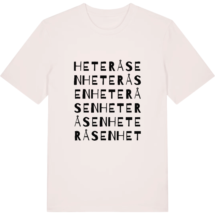 Heteråsen ordlek t-shirt – t-shirt från PinShirt