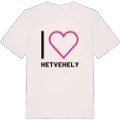 Jag älskar Hetvehely t-shirt stort tryck