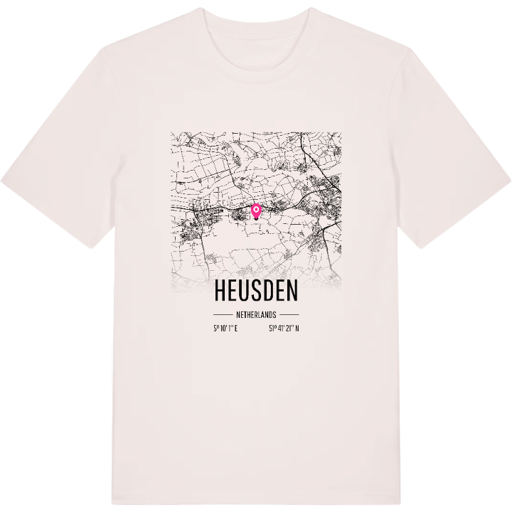 Heusden karta t-shirt – t-shirt från PinShirt