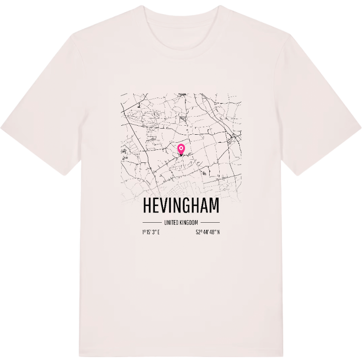 Hevingham karta t-shirt – t-shirt från PinShirt