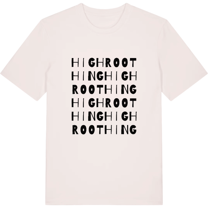 High Roothing ordlek t-shirt – t-shirt från PinShirt