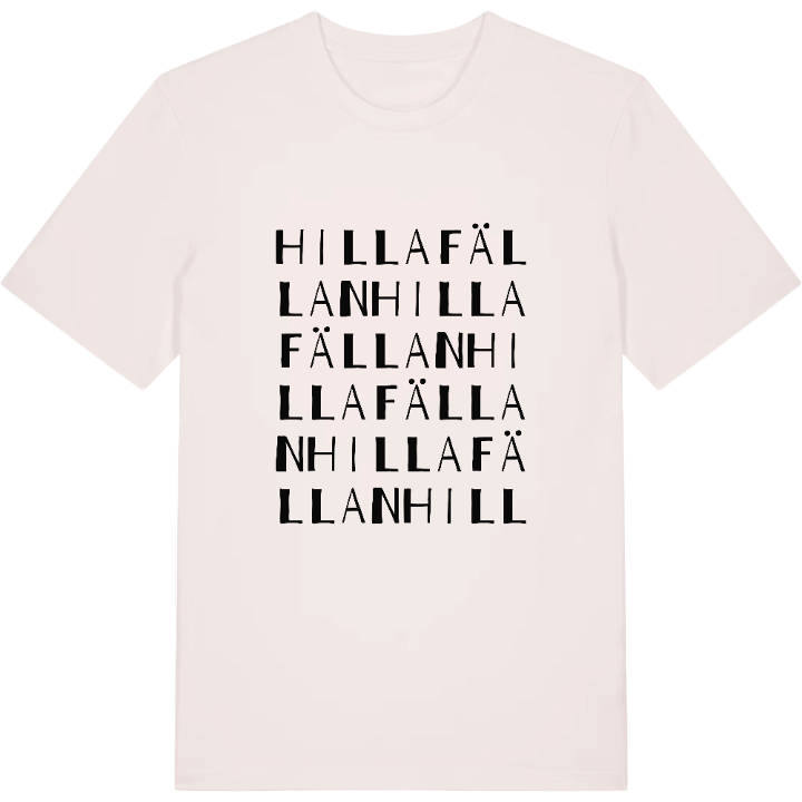 Hillafällan ordlek t-shirt – t-shirt från PinShirt