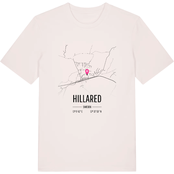 Hillared karta t-shirt – t-shirt från PinShirt