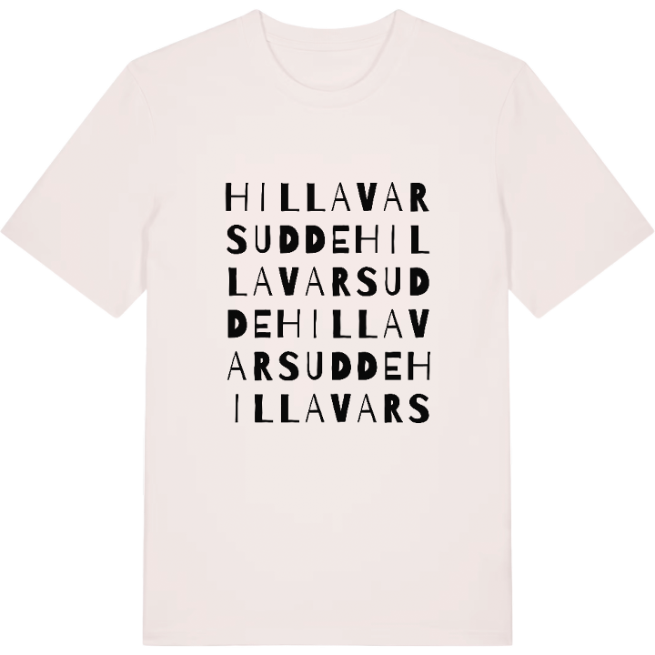 Hillavarsudde ordlek t-shirt – t-shirt från PinShirt