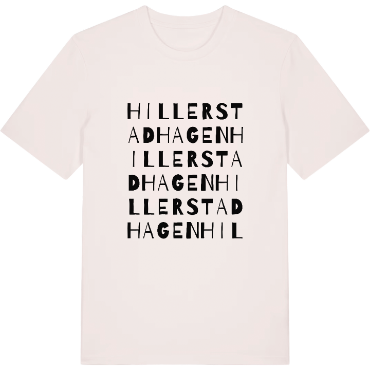Hillerstadhagen ordlek t-shirt – t-shirt från PinShirt