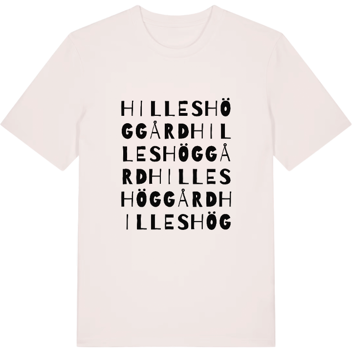 Hilleshöggård ordlek t-shirt – t-shirt från PinShirt