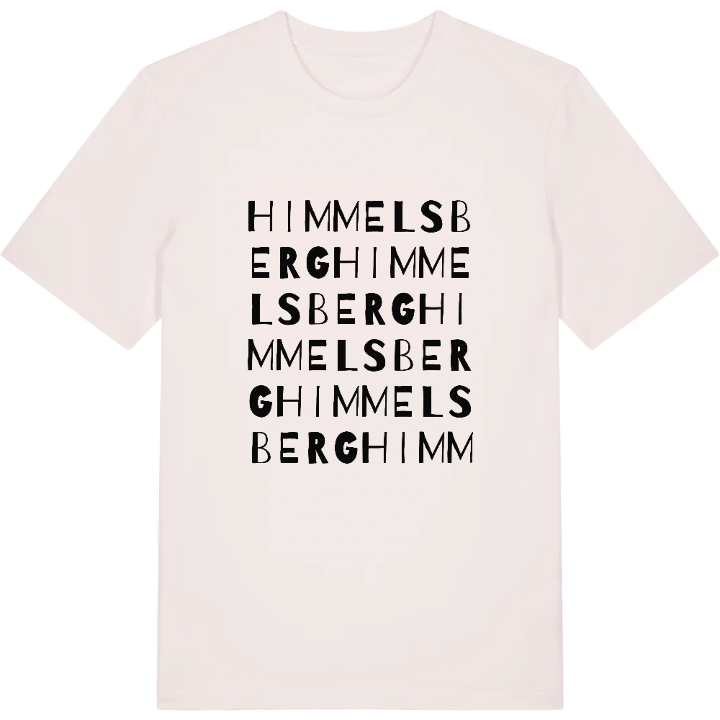 Himmelsberg ordlek t-shirt – t-shirt från PinShirt