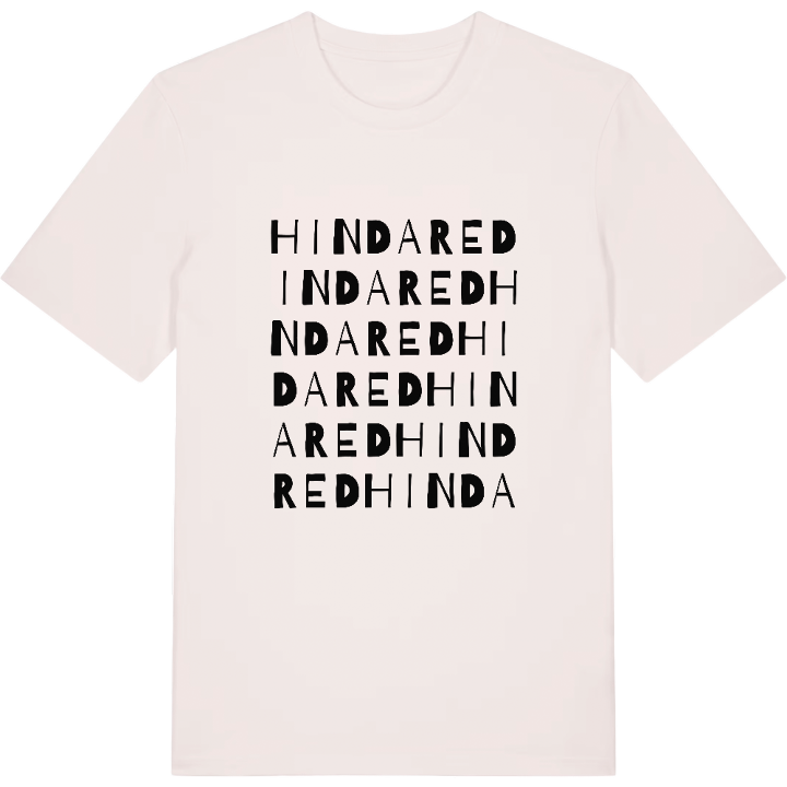 Hindared ordlek t-shirt – t-shirt från PinShirt