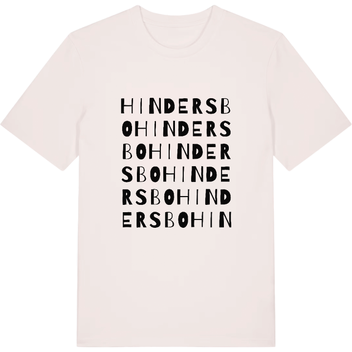 Hindersbo ordlek t-shirt – t-shirt från PinShirt