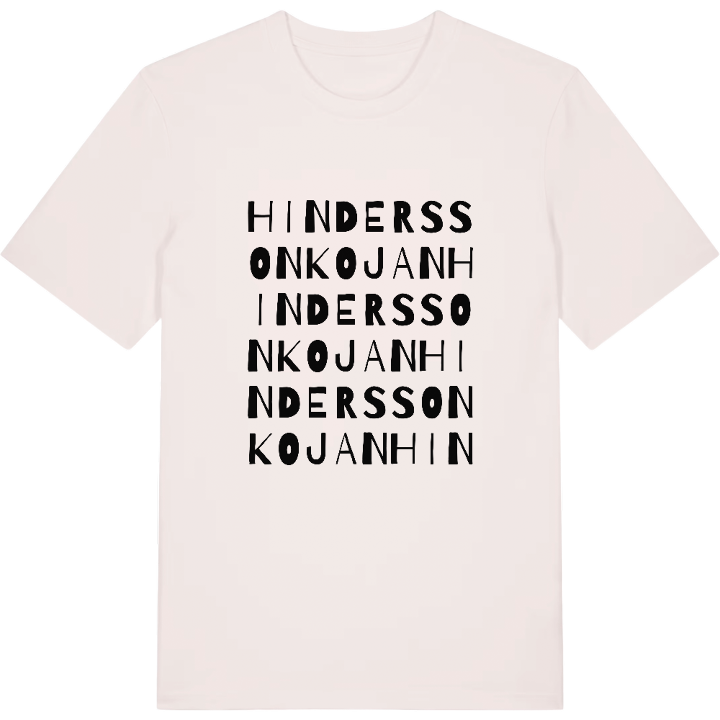 Hinderssonkojan ordlek t-shirt – t-shirt från PinShirt