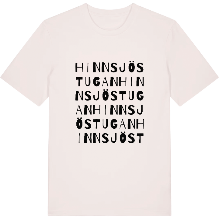Hinnsjöstugan ordlek t-shirt – t-shirt från PinShirt