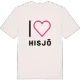 Jag älskar Hisjö t-shirt stort tryck