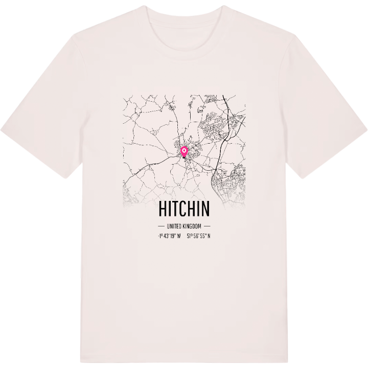 Hitchin karta t-shirt – t-shirt från PinShirt