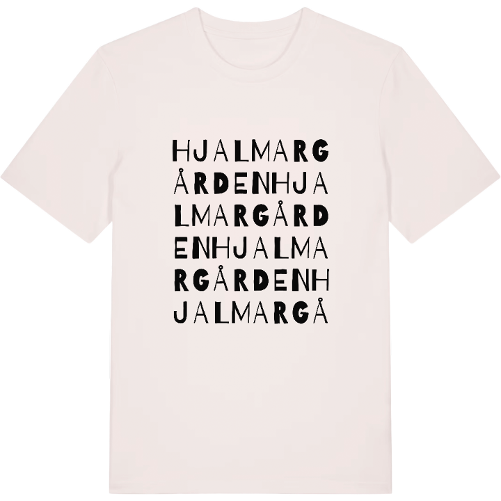 Hjalmargården ordlek t-shirt – t-shirt från PinShirt