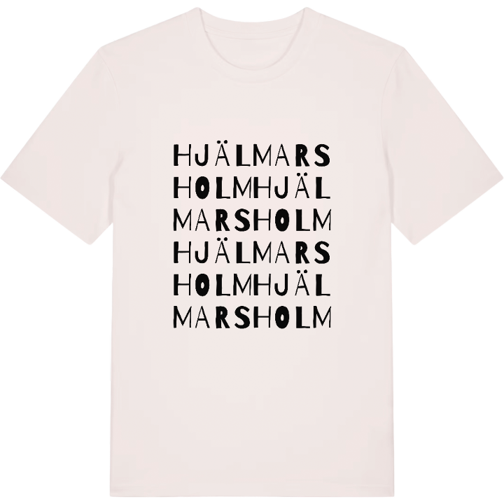 Hjälmarsholm ordlek t-shirt – t-shirt från PinShirt