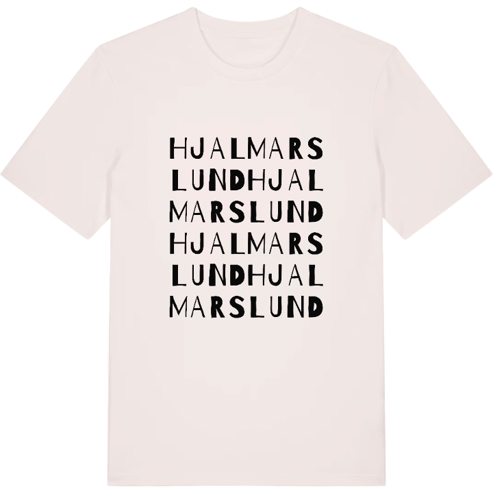 Hjalmarslund ordlek t-shirt – t-shirt från PinShirt