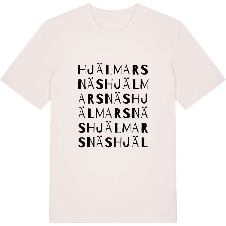 Hjälmarsnäs ordlek t-shirt – t-shirt från PinShirt