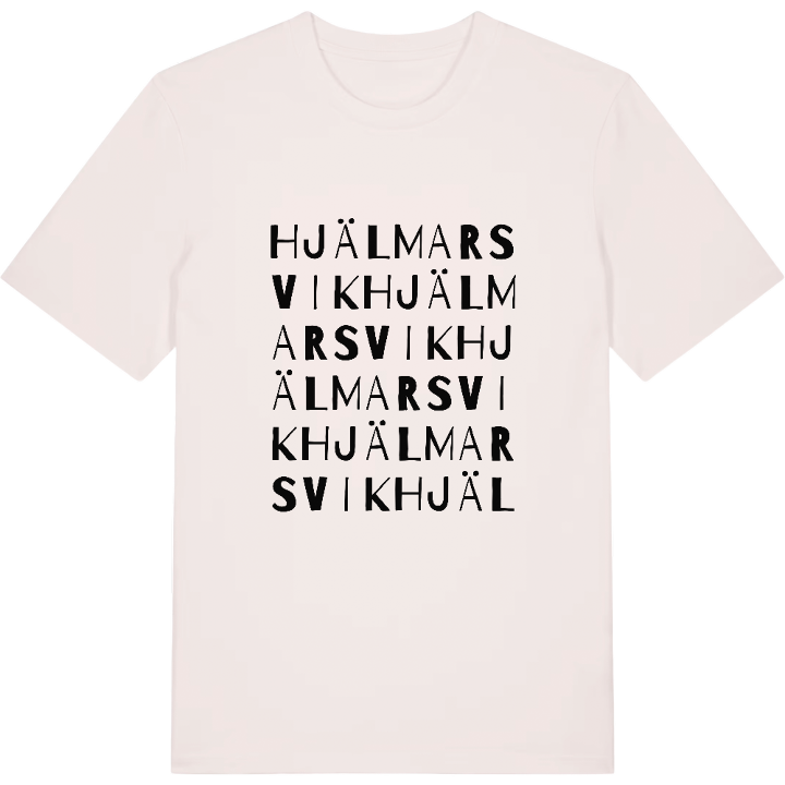 Hjälmarsvik ordlek t-shirt – t-shirt från PinShirt