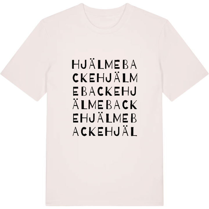 Hjälmebacke ordlek t-shirt – t-shirt från PinShirt