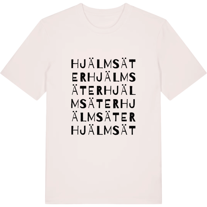 Hjälmsäter ordlek t-shirt – t-shirt från PinShirt