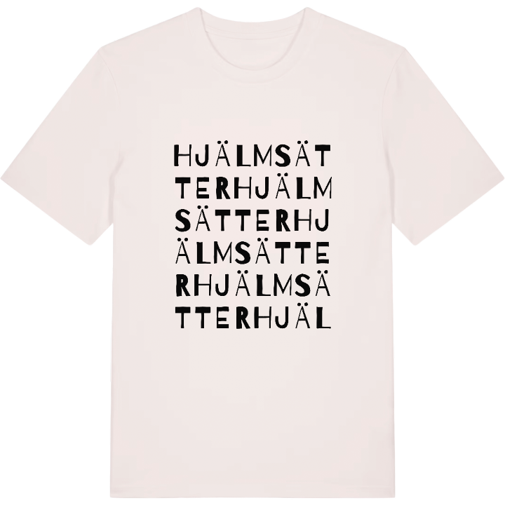 Hjälmsätter ordlek t-shirt – t-shirt från PinShirt