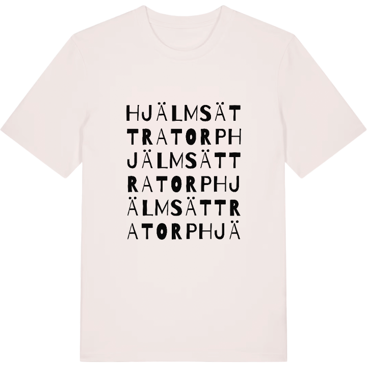 Hjälmsättratorp ordlek t-shirt – t-shirt från PinShirt