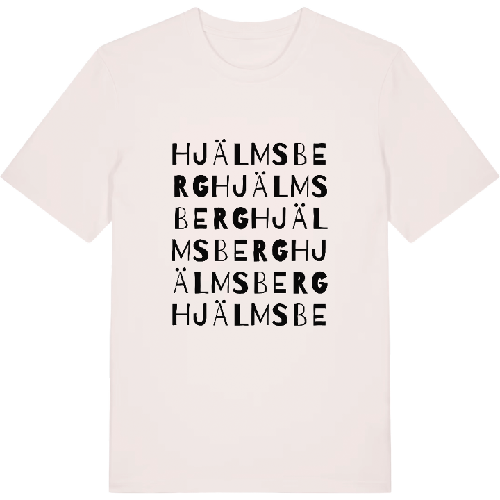 Hjälmsberg ordlek t-shirt – t-shirt från PinShirt