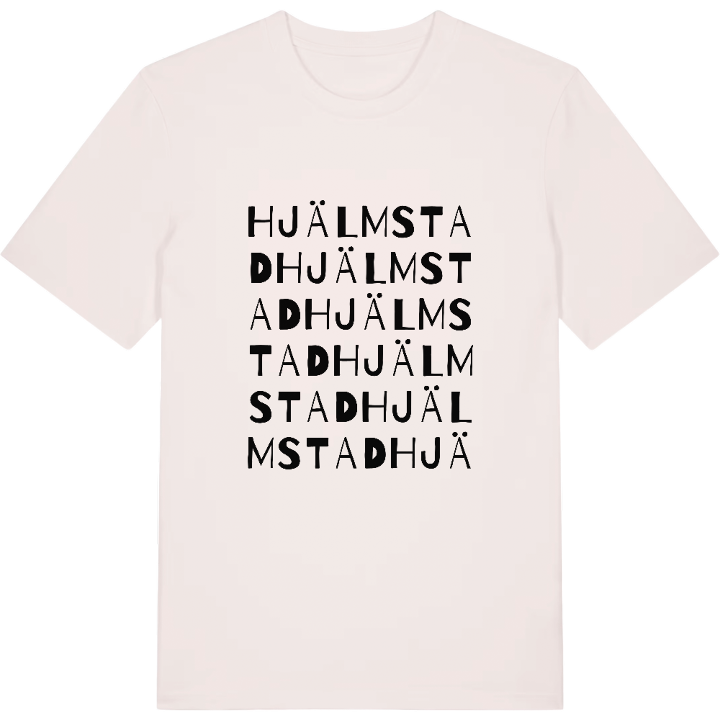 Hjälmstad ordlek t-shirt – t-shirt från PinShirt
