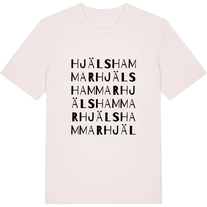 Hjälshammar ordlek t-shirt – t-shirt från PinShirt
