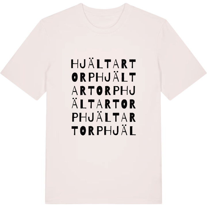 Hjältartorp ordlek t-shirt – t-shirt från PinShirt