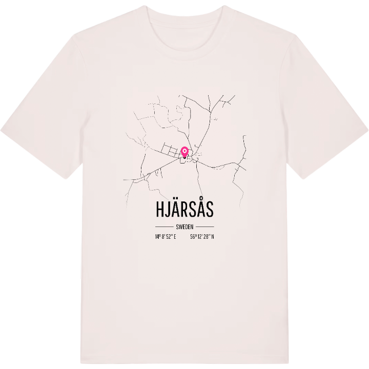 Hjärsås karta t-shirt – t-shirt från PinShirt
