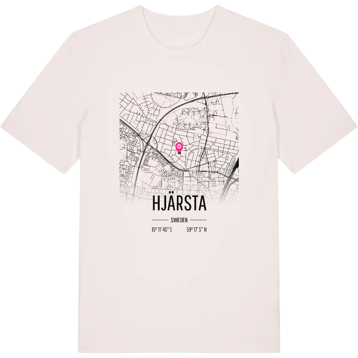 Hjärsta karta t-shirt – t-shirt från PinShirt