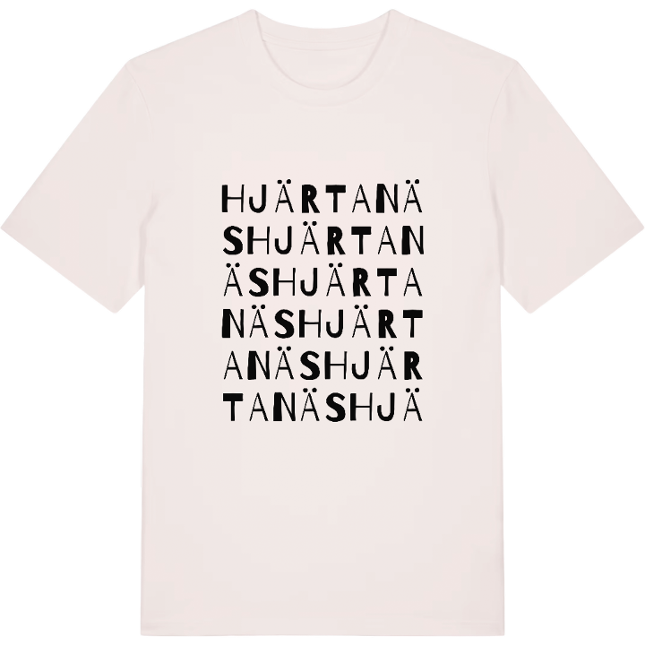 Hjärtanäs ordlek t-shirt – t-shirt från PinShirt