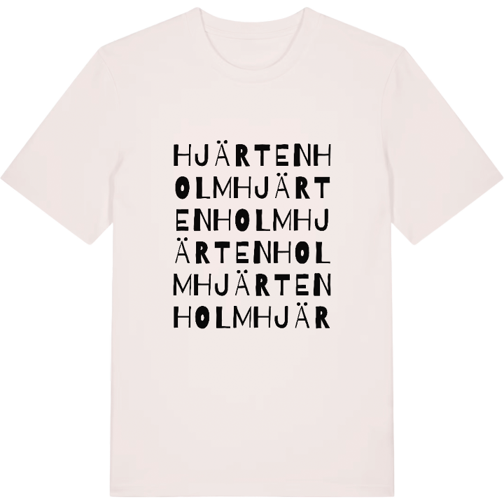 Hjärtenholm ordlek t-shirt – t-shirt från PinShirt