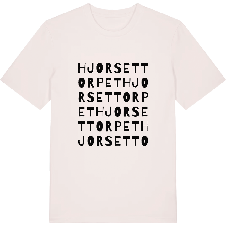 Hjorsettorpet ordlek t-shirt – t-shirt från PinShirt