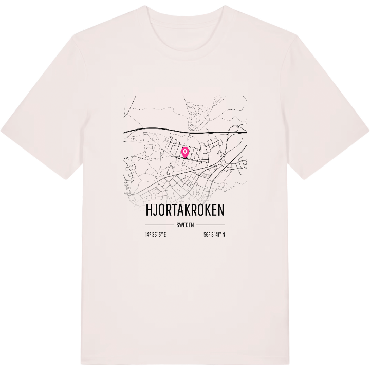 Hjortakroken karta t-shirt – t-shirt från PinShirt