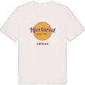 Hjortaröd cirkel t-shirt