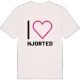 Jag älskar Hjorted t-shirt stort tryck