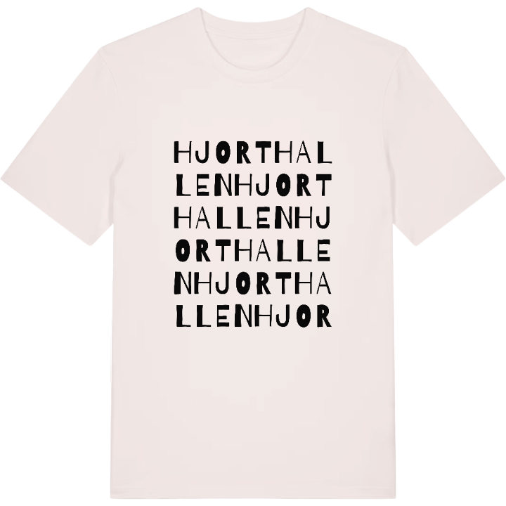 Hjorthallen ordlek t-shirt – t-shirt från PinShirt