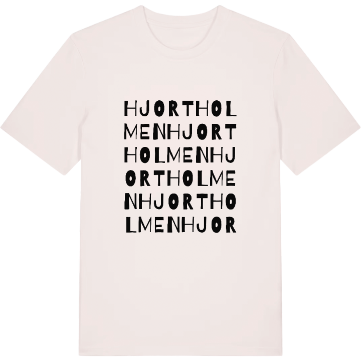Hjortholmen ordlek t-shirt – t-shirt från PinShirt