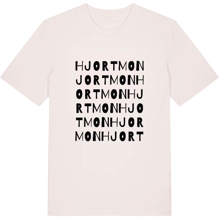 Hjortmon ordlek t-shirt – t-shirt från PinShirt